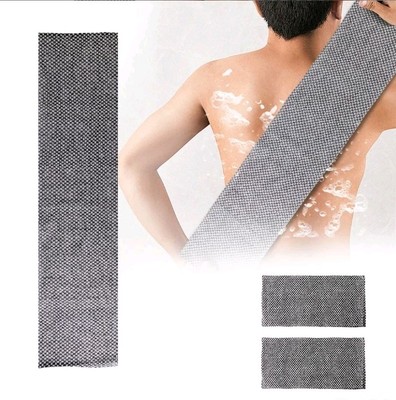 2 Stück Japanischer Waschlappen Peeling Rückenschrubber Handtuch Gewaschen Badetuch Erwachsene