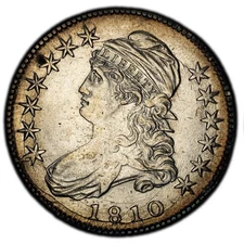 1810 PCGS XF Details Capped Bust Half Dollar (O-101a) Silver Coin Extra Fine