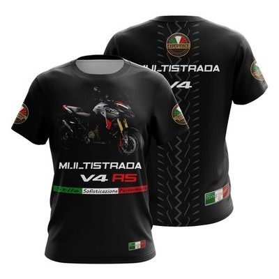 Motorcycle T-Shirt , Gift For Ducati Multistrada V4 RS Biker, Handmade Graphic