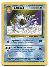 Golduck LP 35/62 Unlimited Fossil Pokemon Uncommon