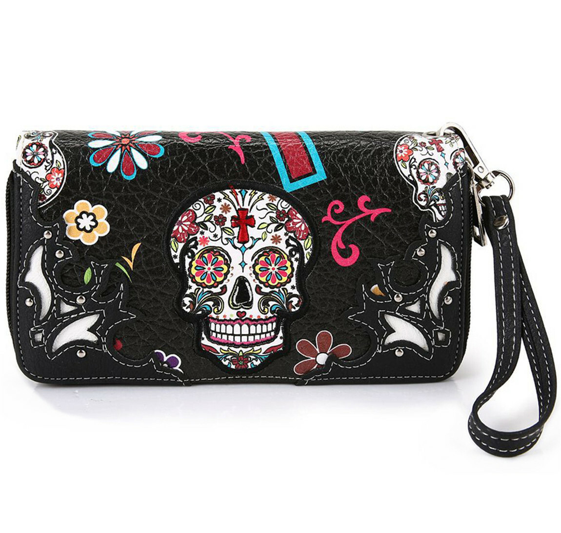 Sugar Skull Day of the Dead Purse Women Handbag Fashion Shou