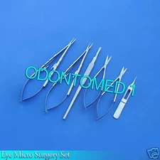 6 Pc O.R Grade Eye Micro Surgery Surgical Ophthalmic Instruments Kit Set Ey-009