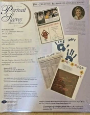 CREATIVE MEMORIES PORTRAIT  SLEEVES 12 X 15  NIP