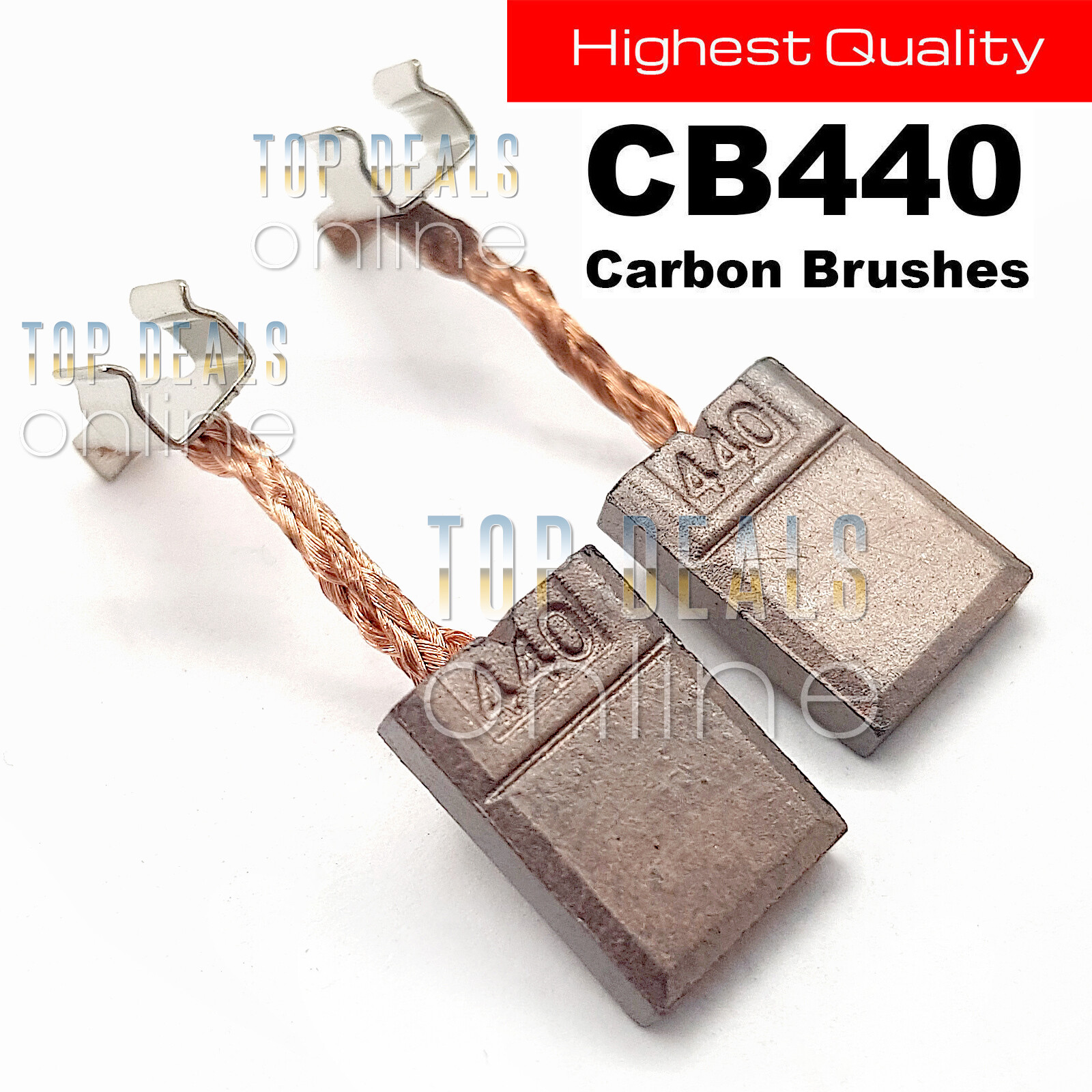 OTOTEC CB440 - Spazzole In Carbonio Compatibili Con Makita BDF458 BHP448 BHP458 E 1 Porta Scopino - Foto 9