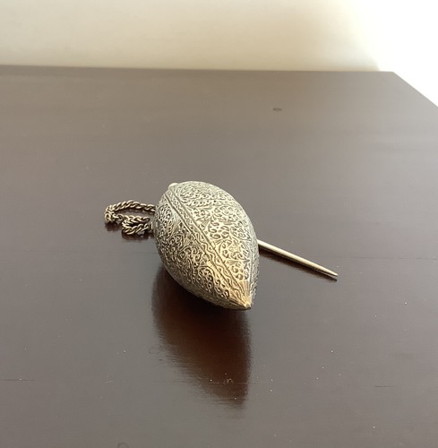 Amazing Antique Sterling Kohl Eyeliner Flask~Possibly Moroccan - Picture 4 of 6