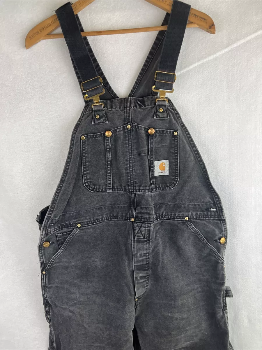 Black denim sale bib overalls