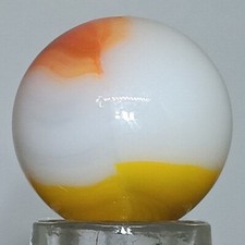 Vintage Vitro All-Red Marble .61 Inches Mint Condition Combined Shipping