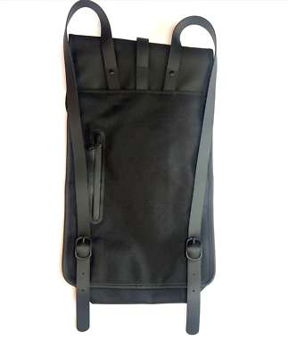 RAINS NWOT Black Backpack MSRP $125 Rains Book Daypack Waterproof Backpack | Black | FARFETCH main image 2