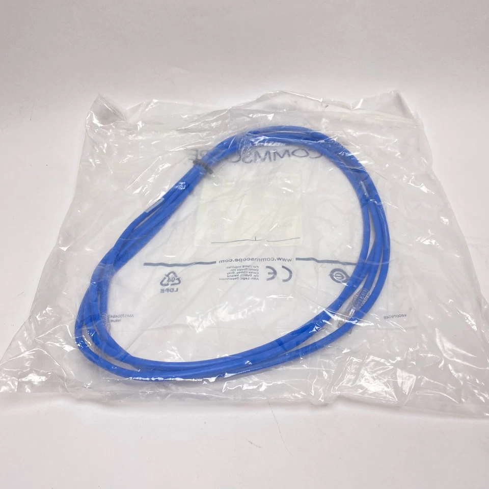 Commscope Uniprise CAT6 10ft Blue Patch Cords UNC6-BL-10F - Image 4 of 4