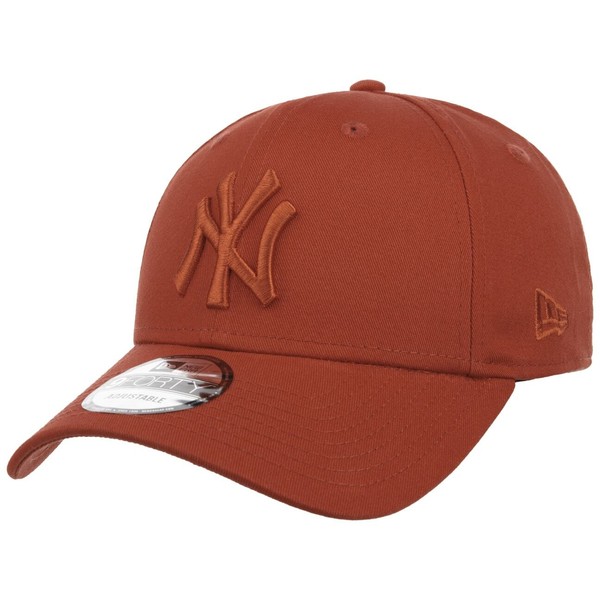 New Era 9Forty Mono Cotton Yankees Cap Basecap Baseballcap Curved Brim Ny-image