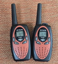 2 RETEVIS Walkie Talkie, 2-way radios (RT-628) Red Mobile Radio
