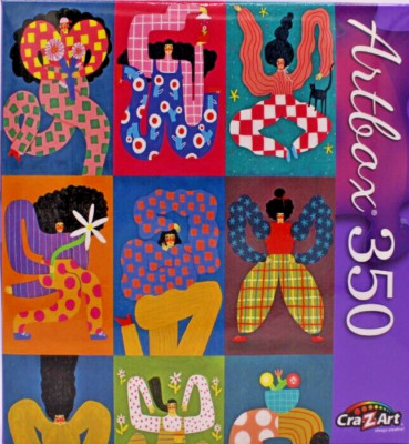 350 Pieces Jigsaw Puzzle The Bendy Ladies 20 X 12 Artbox