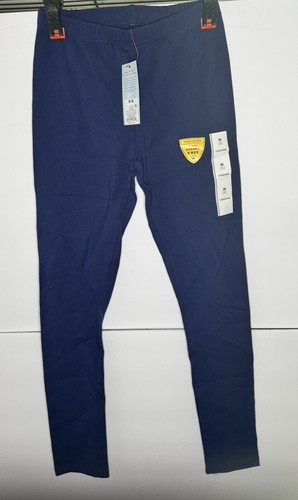 New Cat & Jack Girls Solid Blue stretch Leggings Size Medium