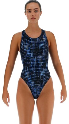 TYR Women's Atrix Maxfit Swimsuit 2024 Size 32 (M) One Piece Navy Blue NWT