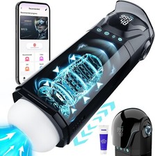 Male Masturbaters Automatic HandsFree Thrusting Cup Rotating Stroker Men Sex Toy