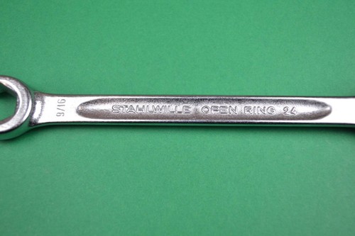STAHLWILLE Open Ring Spanner "OPEN-RING" Series 24a 1/2" x 9/16" - NEW - Picture 2 of 3