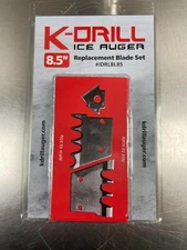K-DRILL NEW OEM Ice Auger 8.5" Replacement Blade Kit # IDRLBL85