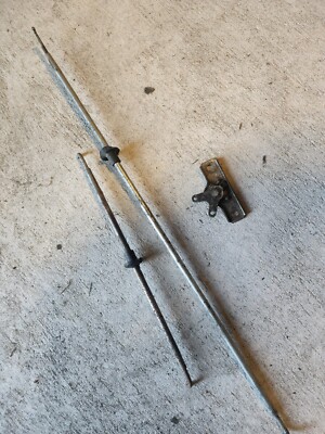 Corvette 1968-1977 Door lock control rods swivel w upper and lower ...