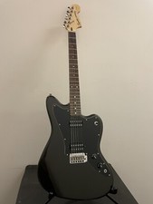 2001 Fender Squire Jagmaster Montego Black Electric Guitar
