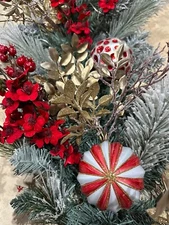 Frontgate peppermint dreams christmas garlands.  4 available