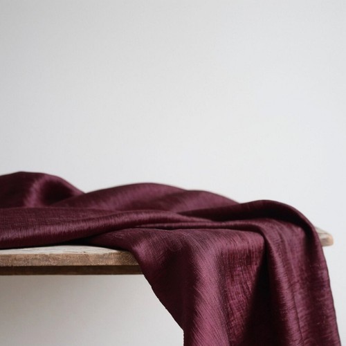 Mulberry Raw Silk Fabric by the yard, 45" inches wide, 180 GSM - Picture 4 of 20