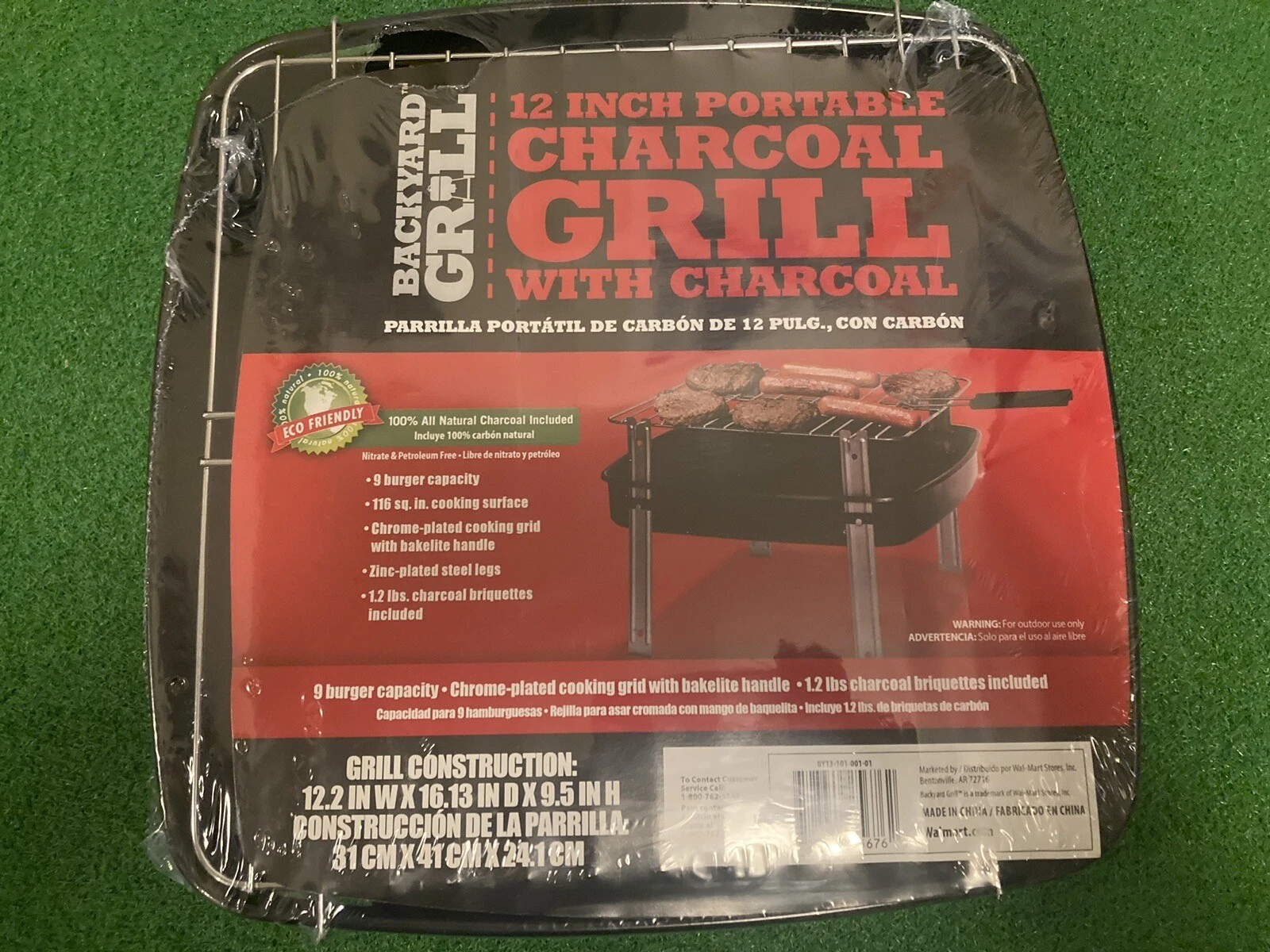 Backyard Grill 12 Inch Portable Charcoal Grill