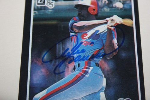 1985 Donruss Andre Dawson #421 - Montreal Expos / Chicago Cubs - Autographed! - Picture 3 of 5
