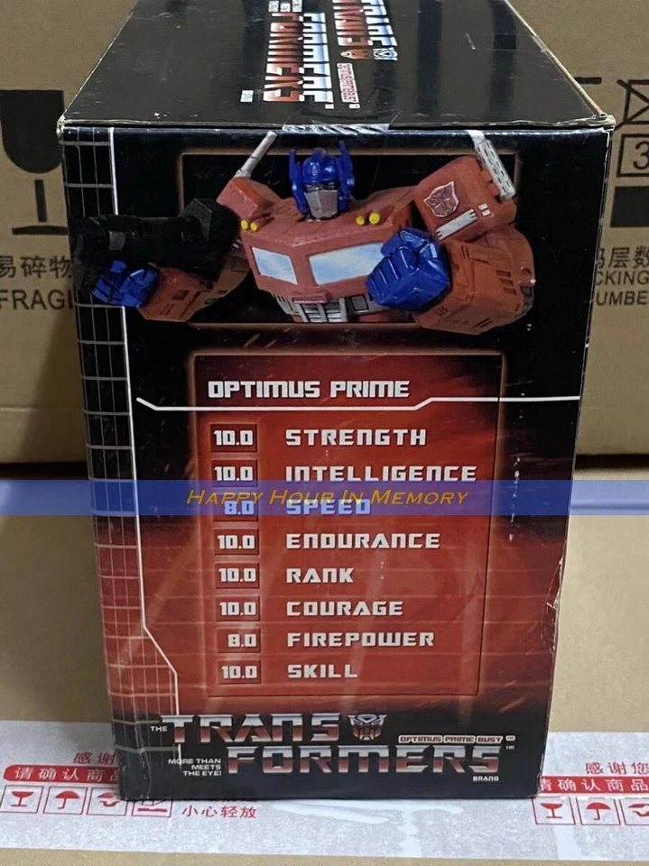 Transformers Hasbro Diamond Select Toys Optimus Prime Bust G1 Statue Limit 1500 - Image 4 of 4