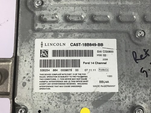 CA5T-18B849-BB Lincoln Lear THX amplifier *REMANUFACTURED*. - Bild 3 von 3