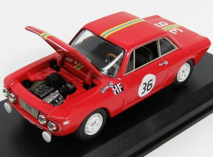 MODELLINO AUTO STATICO BEST LANCIA FULVIA HF #36 WINNER RALLY SANREMO 1966 1/43 - Immagine 4 di 4