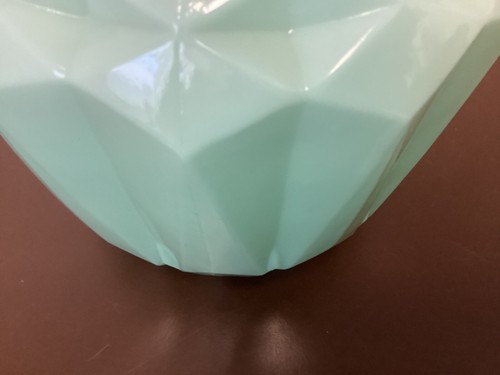 Art Deco Opalin Vase Kubistisch Geometrisch Moderniste SPIP France - Bild 8 von 11