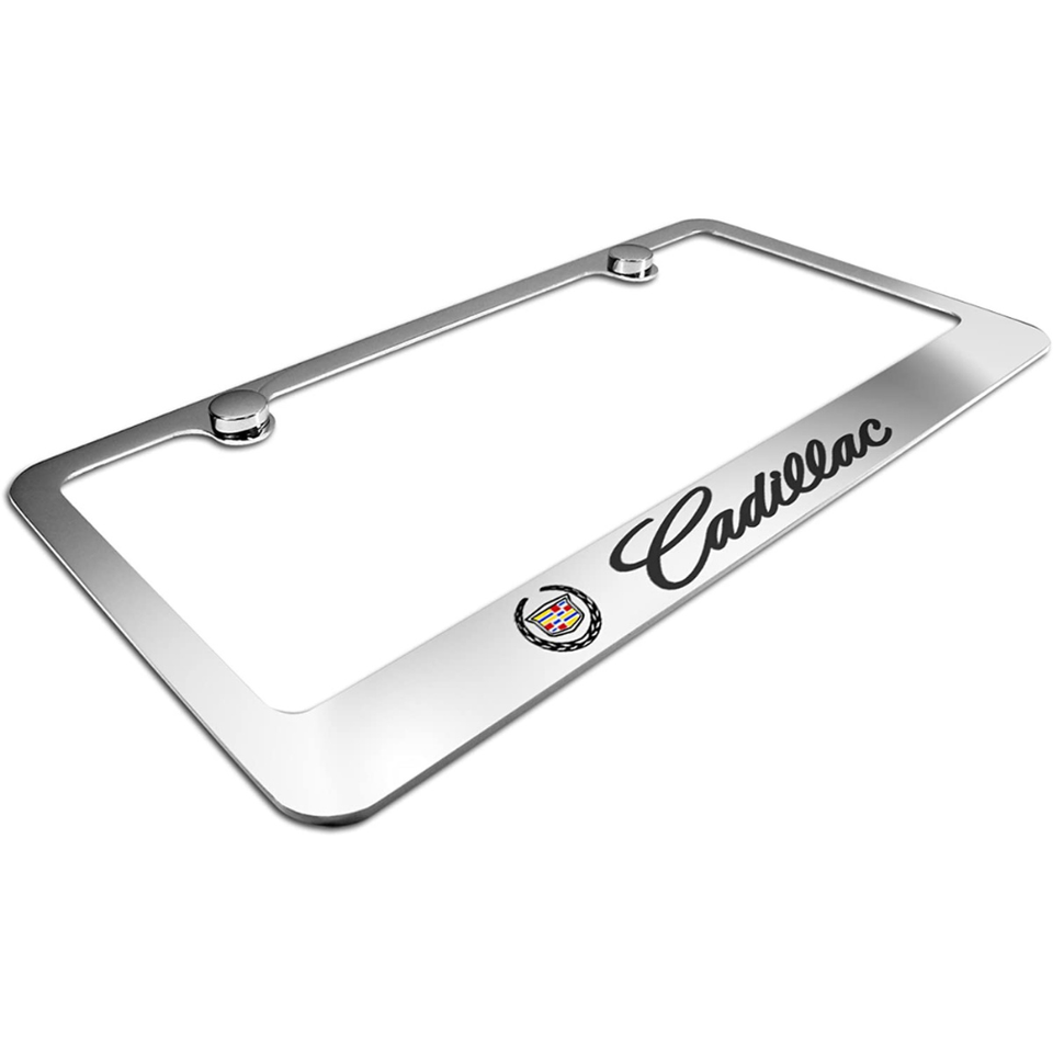 Honda H Logo Chrome License Plate Frame – Brass, Front/Rear, Lifetime Warranty By Elite