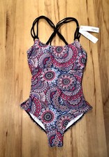 Neu Esprit Badeanzug Gr. 38  Maldives Beach Paisley