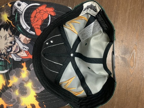 My Hero Academia Dragon Ball Z Bakugo Snapback Hat 2 Anime Manga Black Caps New - Picture 23 of 24