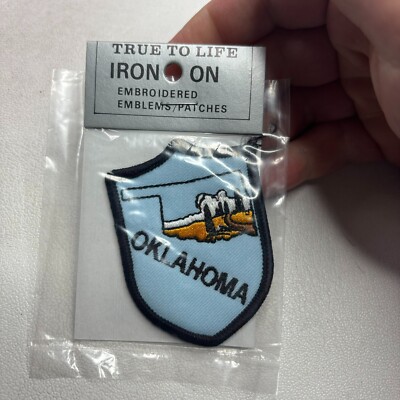 In Package STATE OF OKLAHOMA Souvenir Patch T148