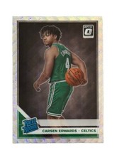 Excellent: 2019-20 Donruss Optic Silver Wave Carsen Edwards Boston Celtics RC