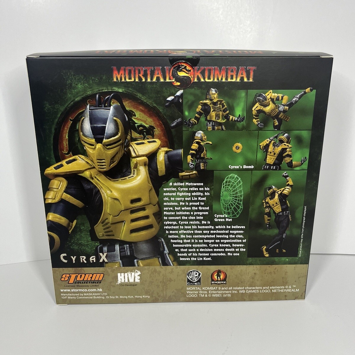 Storm Collectibles CYRAXモータルコンバット サイラックス モータルコンバット 1/12 アクションフィギュア サイラックス