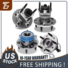 Front and Rear Wheel Bearing Hubs Kit for Chevrolet Classic 2004 2005