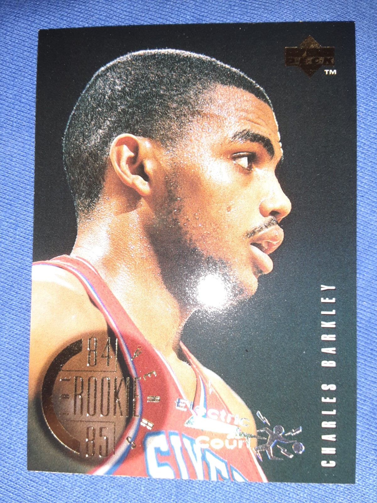 1995 Upper Deck Charles Barkley #136 Rookie Year 1984 1985 Sixers ELECTRIC COURT