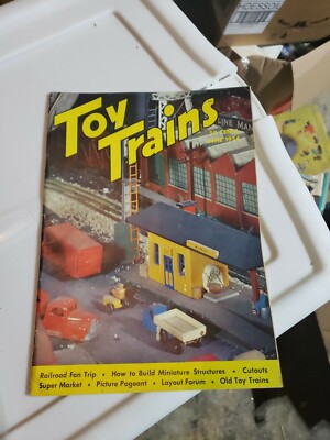 Toy Trains Magazin 1954 Juni Wie man Miniaturen baut Supermarkt