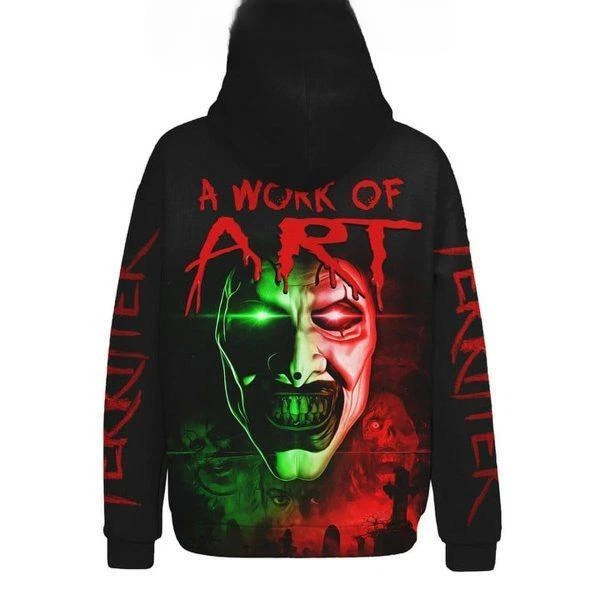 Terrifier 3 Halloween Art Clown Hoodie