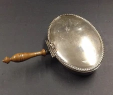 Vintage Silent Butler Wooden Handle Oval Detailed