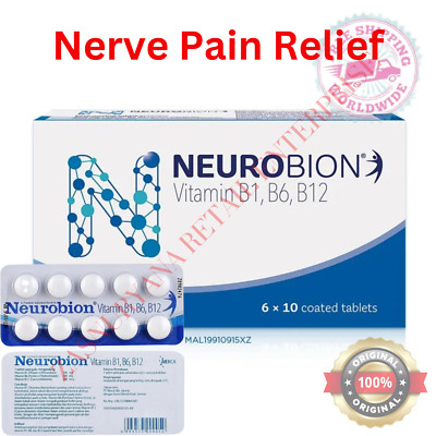 60's Neurobion Vit. B1, B6 & B12 Nerve Pain Relief Improves Health Function