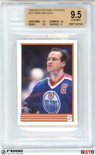 POP 1: Mark Messier BGS 9.5: 1989-90 O-Pee-Chee Stickers Gisto #227