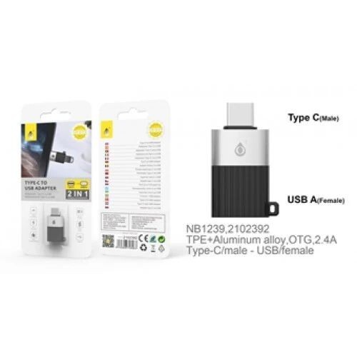 Type C To USB Adapter USB A 3.0 Female USB C Male OTG Data Connector - Picture 2 of 2