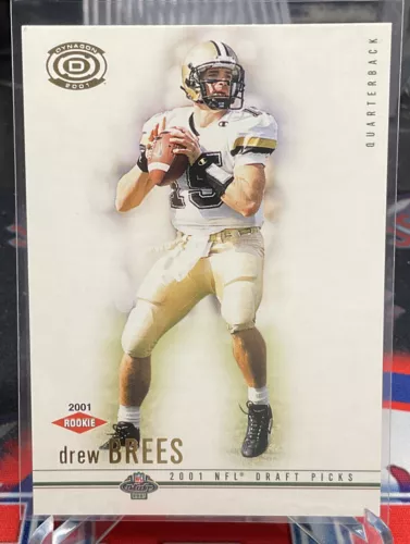 2001 Pacific Dynagon Drew Brees #102 Rookie RC Purdue Saints Chargers