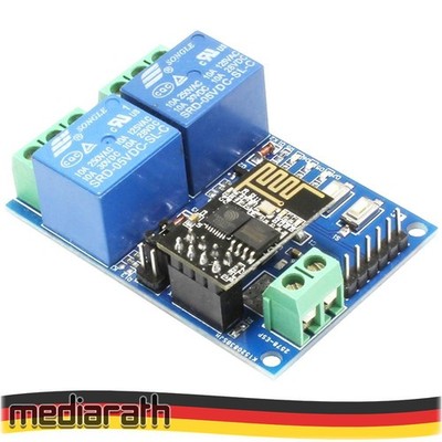 LC Technology 5V 2 Kanal Relais 2 Channel Relay ESP8266 WIFI - Tasmota 15 NEU