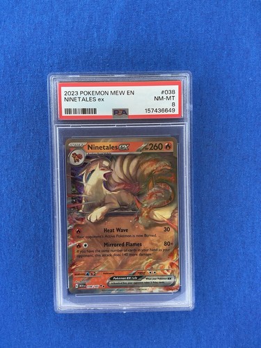 Ninetales ex graded PSA 8 for sale on eBay