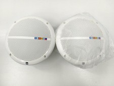 Dual DMP65 6.5in. Marine Full-Range Speakers White 4 Ohm 60W Peak Pair