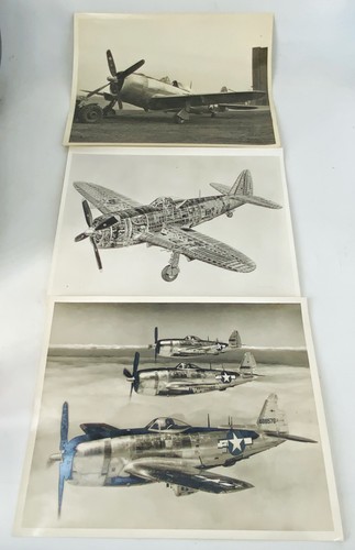 Vintage Republic Aviation corp P-47 Thunderbolt bomber photos airplane